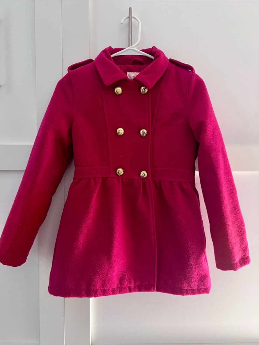 Joe Fresh Girls Pea Coat in Pink Size XL (14)